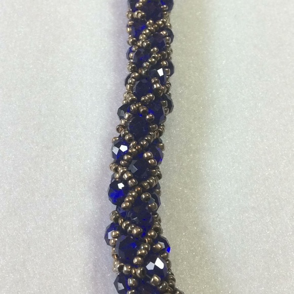 FINAL SALE PRICE Artisan 28” Swarovski Crystal Pullover Necklace - Picture 2 of 2